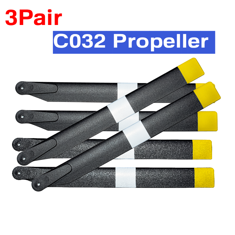 Rc Helicopter Parts - 3 Pezzi Elica Originale per Elicottero