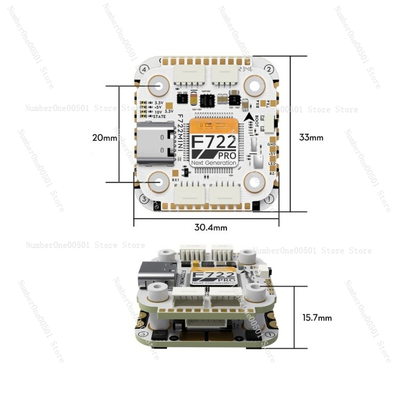 GOKU F722 PRO V2 MPU6000 Fligh - Betaflight Fc F7 recensione e prezzo